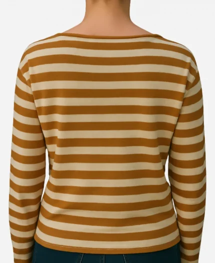 Devon DeWitt TV-Series Sirens 2025 Meghann Fahy Striped Sweater