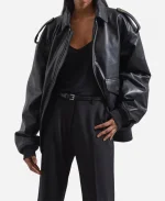 Diane Kruger 2025 Black Leather Jacket - Jacket Era