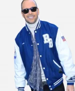 Donnie Wahlberg Blue Varsity Jacket