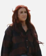 Down Home Fab S03 Chelsea DeBoer Brown & Black Plaid Shirt