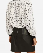 Dylan Dreyer The Today Show 2025 Lips Print Top