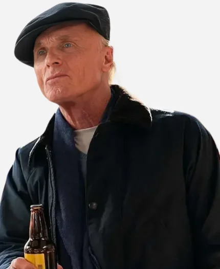 Ed Harris Riff Raff 2025 Black Long Jacket