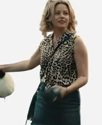 Elizabeth Banks The Better Sister 2025 Nicky Macintosh Leopard-Print V-Neck Sleeveless Top
