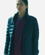 Elodie Yung The Cleaning Lady S04 Puffer Jacket