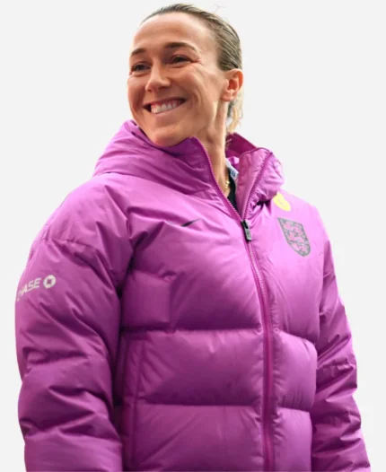 England Lionesses Nike Purple Puffer Jacket