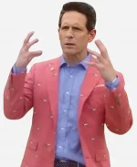 Ethan Corbin II TV- Series Sirens 2025 Glenn Howerton Duck Print Coat