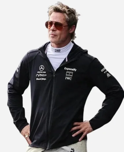 F1 2025 Brad Pitt Black Hoodie