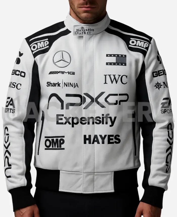 F1 Movie Brad Pitt Leather Jacket