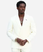 F1 Movie Premiere Damson Idris White Blazer