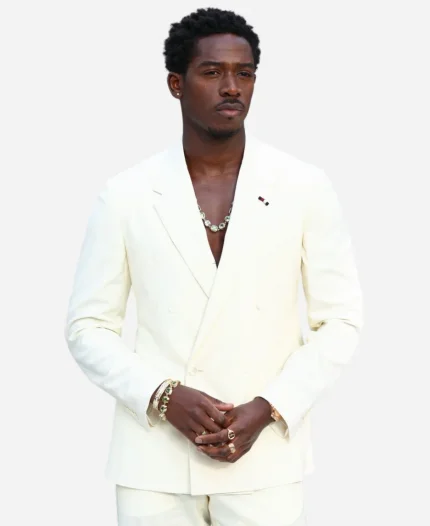 F1 Movie Premiere Damson Idris White Blazer