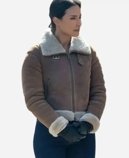 FBI S07 Dani Rhodes Brown Suede Leather Jacket