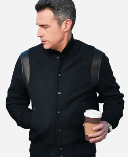 FBI S07 Stuart Scola Black Bomber Jacket