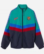 FC Barcelona BARCA Blue Retro Jacket For Sale