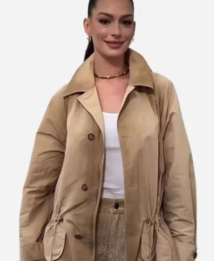 Fashion Show 2025 Anne Hathaway Trench Coat