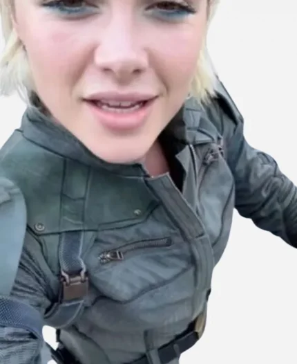 Florence Pugh Movie Thunderbolts 2025 Yelena Belova Green Jacket
