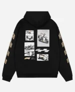 Formula 1 Photo Collage Black Hoodie