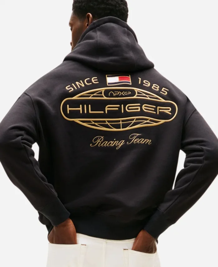 Formula 1 The Movie 2025 Tommy Hilfiger Graphic Black Pullover Hoodie