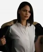 Fountain of Youth Eiza González White Shirt