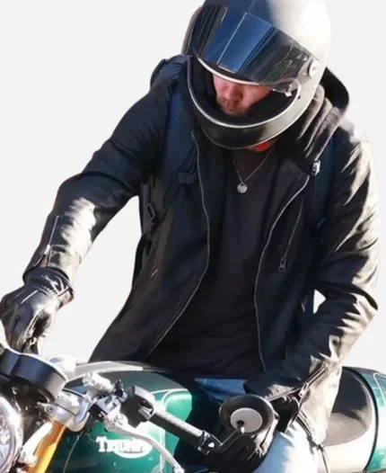 Freakier Friday 2025 Chad Michael Murray Black Leather Jacket