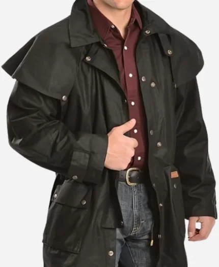 Gaius Charles TV Series The Walking Dead Dead City Perlie Armstrong Black Trench Coat