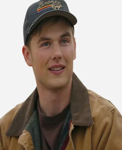 Garrett Wareing TV Series Ransom Canyon 2025 Lucas Russell Brown Cotton Jacket