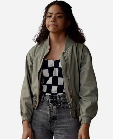 Ginny & Georgia S03 Ginny Miller Green Bomber Jacket