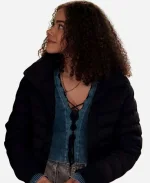 Ginny Miller Ginny & Georgia S03 Black Puffer Jacket