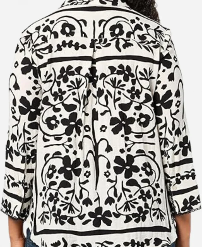 Gizelle Bryant Love Hotel S01 Floral Print Shirt