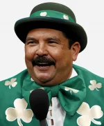 Guillermo Rodriguez Finals Media Day NBA Green Vest
