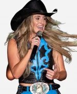 Gulf Coast Jam 2025 Lainey Wilson Leather Vest