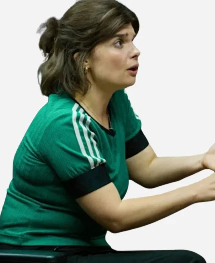 Gwyneth Keyworth Death Valley Season 01 DS Janie Mallowan Green Shirt