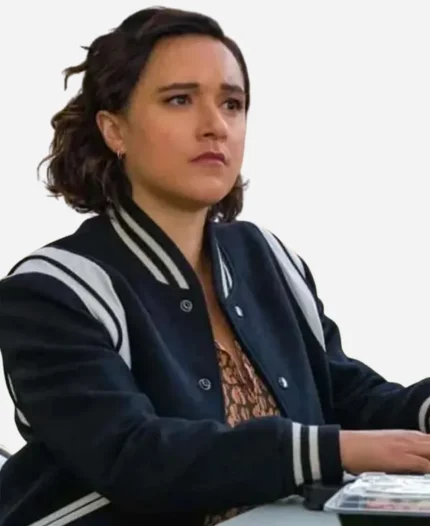 Hana Gibson FBI Most Wanted Black Varsity Jacket