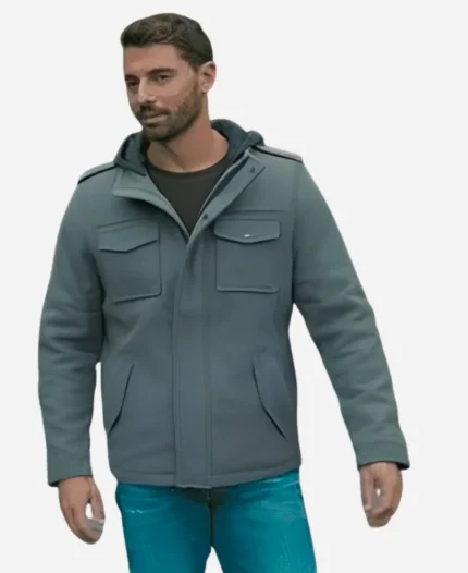 Happy Howlidays 2024 Ezra Moreland Grey Jacket