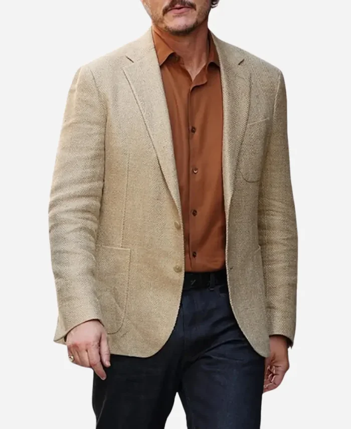 Harry Castillo Movie Materialists 2025 Pedro Pascal Wool Blazer