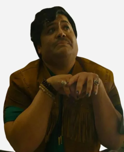 Harvey Guillén Movie Alexander and the Terrible, Horrible, No Good, Very Bad Road Trip Claudio Brown Fringe Jacket