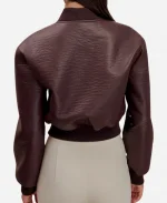 Heather Rae El Moussa The Flip Off 2025 Burgundy Jacket