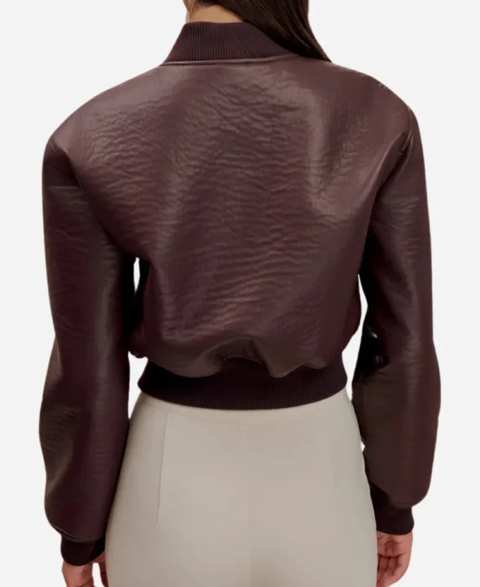 Heather Rae El Moussa The Flip Off 2025 Burgundy Jacket