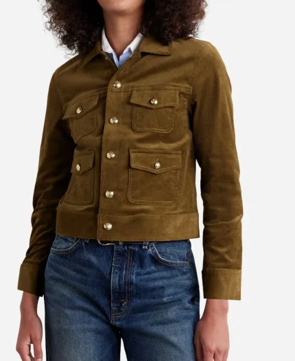 Helen Hunt TV Series Hacks 2025 Winnie Landell Brown Corduroy Jacket