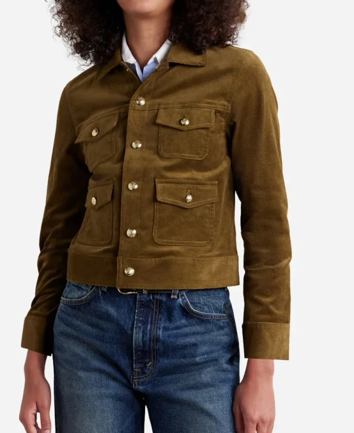 Helen Hunt TV Series Hacks 2025 Winnie Landell Brown Corduroy Jacket