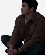 Henry Golding Nine Perfect Strangers Brown Jacket