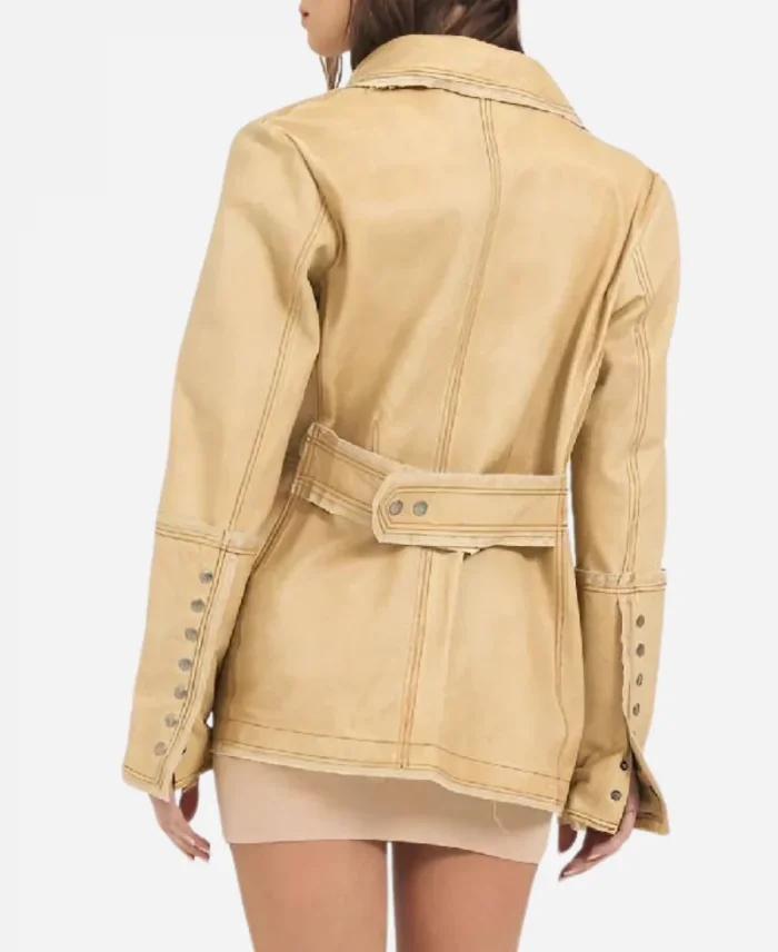Hoda Kotb The Kelly Clarkson Show Beige Jacket