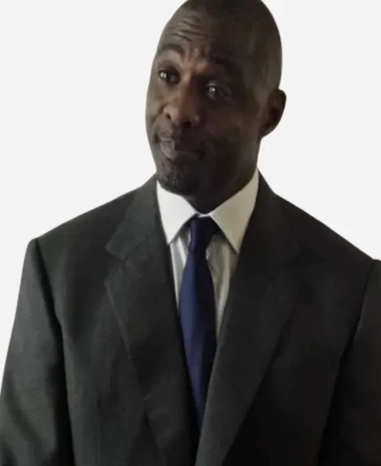 Idris Elba Heads of State 2025 Grey Suit