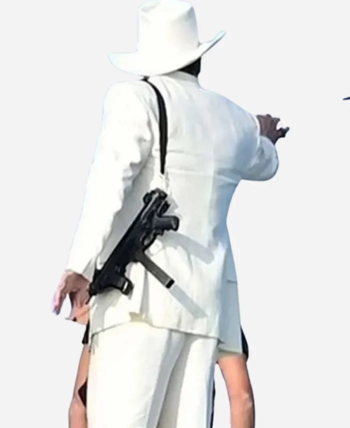 In the Hand of Dante Movie 2025 Jason Momoa White Suit
