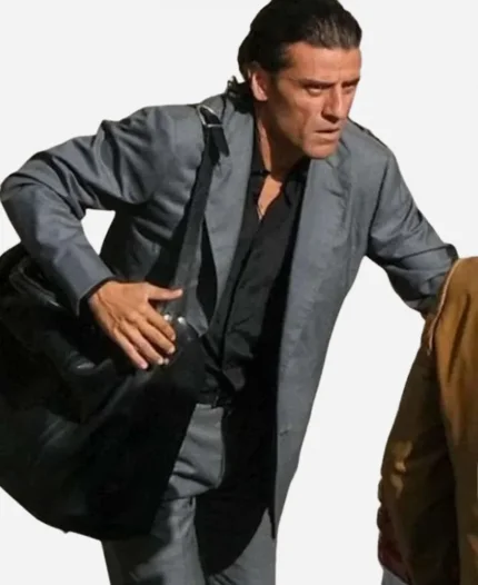 In the Hand of Dante Oscar Isaac Grey Blazer