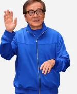 Jackie Chan NYC 2025 Blue Jacket