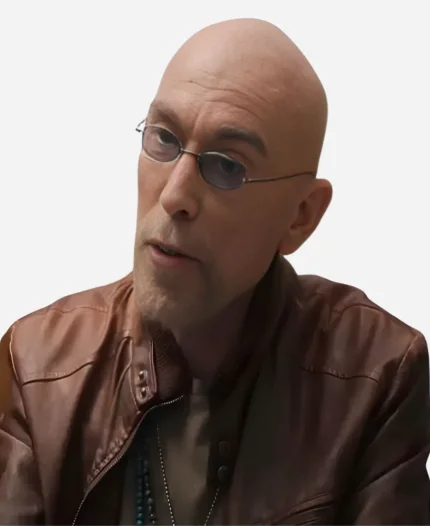 Jackie Earle Haley The Long Game 2025 Cafe Racer Biker Jacket