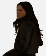 Jackie Tohn Nobody Wants This 2024 Black Leather Jacket
