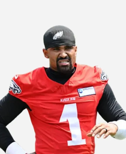 Jalen Hurts Philadelphia Eagles OTA Red Top