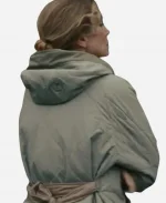 Jan Da Souza Tv Series MobLand 2025 Joanne Froggatt Quilted Hooded Coat