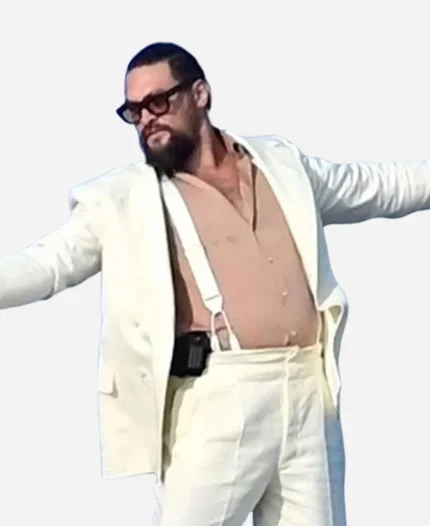 Jason Momoa In the Hand of Dante 2025 White Suit